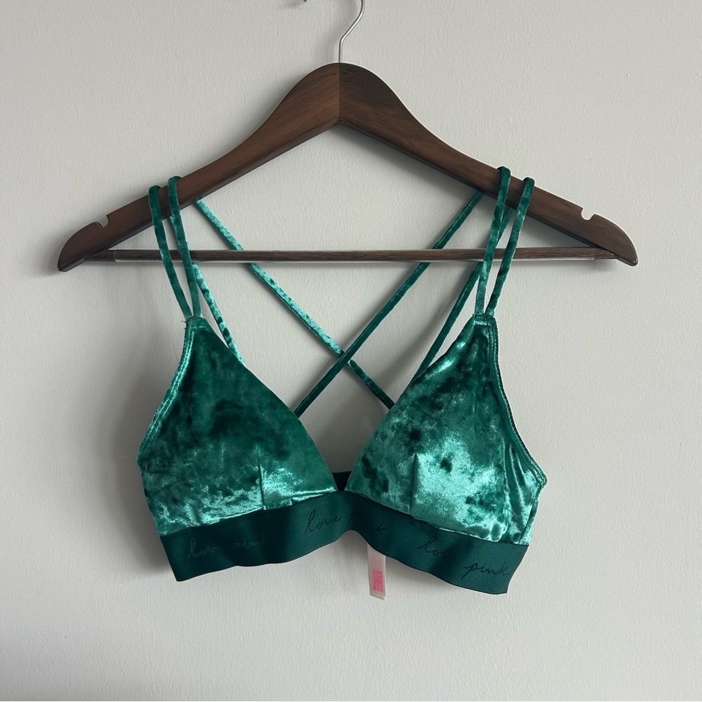 Victoria’s Secret PINK velvet bralette
